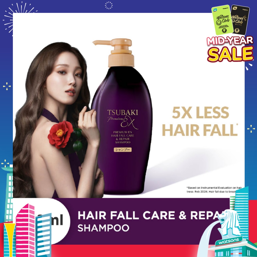Premium EX Hair Fall Care & Repair Shampoo (5x Less Hair Fall, Hydrate Scalp & Repair Hair For Thicker & Fuller) 450ml