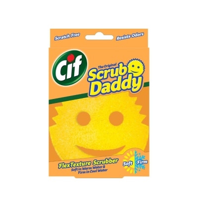 CIF Scrub Daddy FlexTexture Soft & Firm Scrubber (Resists Odors & Scretch Free) 1s