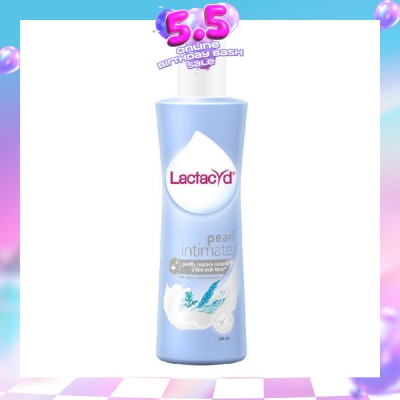 LACTACYD - Pearl Intimate with Natural Marine Extract Feminine Wash (Gently Restore Natural Bikini Skin Tone) 250ml
