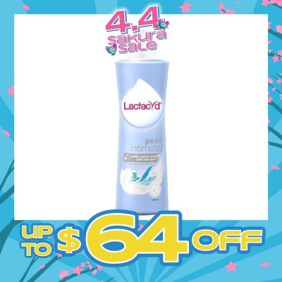 LACTACYD - Pearl Intimate with Natural Marine Extract Feminine Wash (Gently Restore Natural Bikini Skin Tone) 250ml