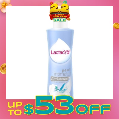 LACTACYD Pearl Intimate with Natural Marine Extract Feminine Wash (Gently Restore Natural Bikini Skin Tone) 250ml