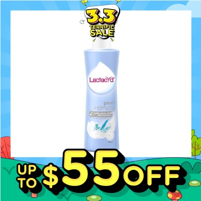 LACTACYD Pearl Intimate with Natural Marine Extract Feminine Wash (Gently Restore Natural Bikini Skin Tone) 250ml