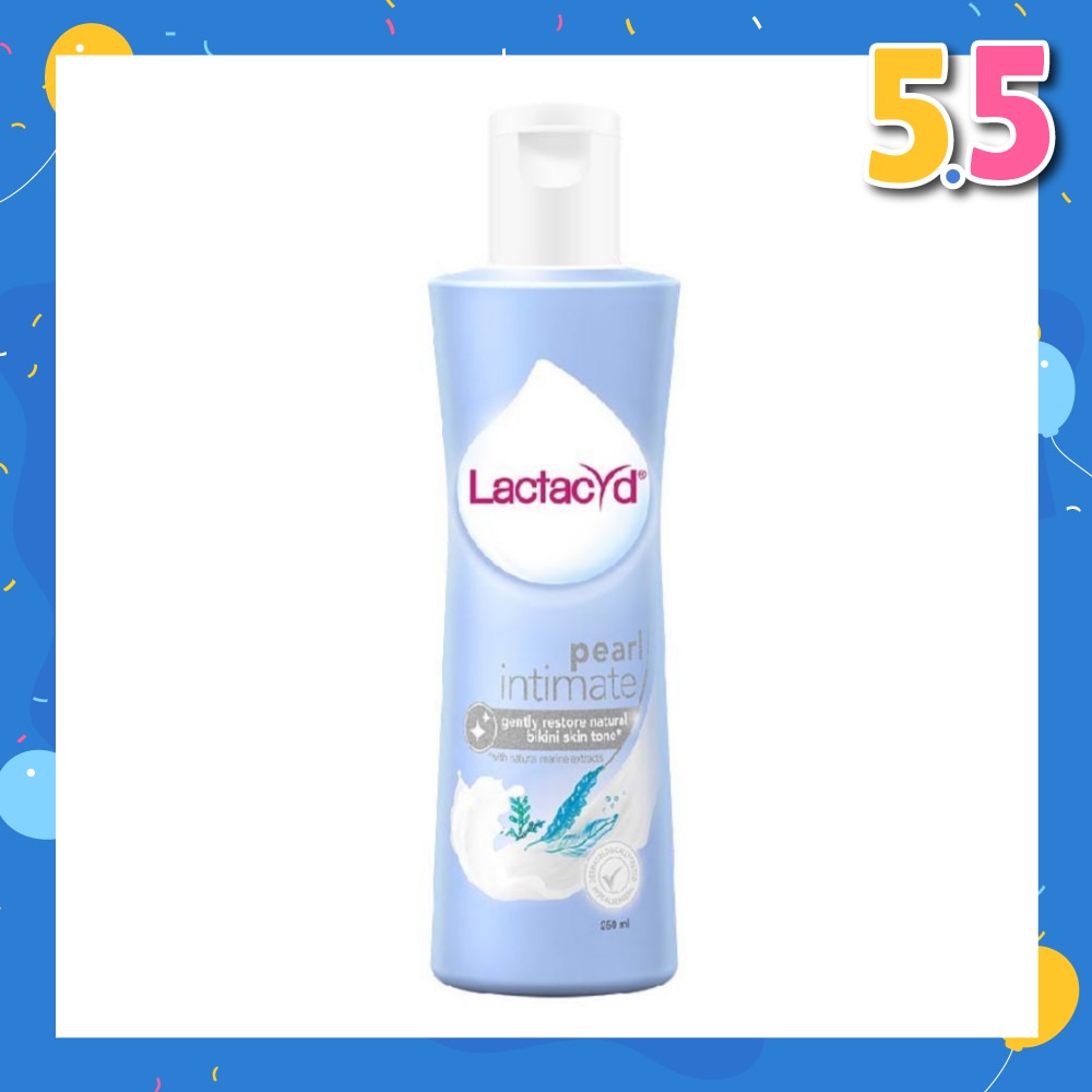 Pearl Intimate with Natural Marine Extract Feminine Wash (Gently Restore Natural Bikini Skin Tone) 250ml