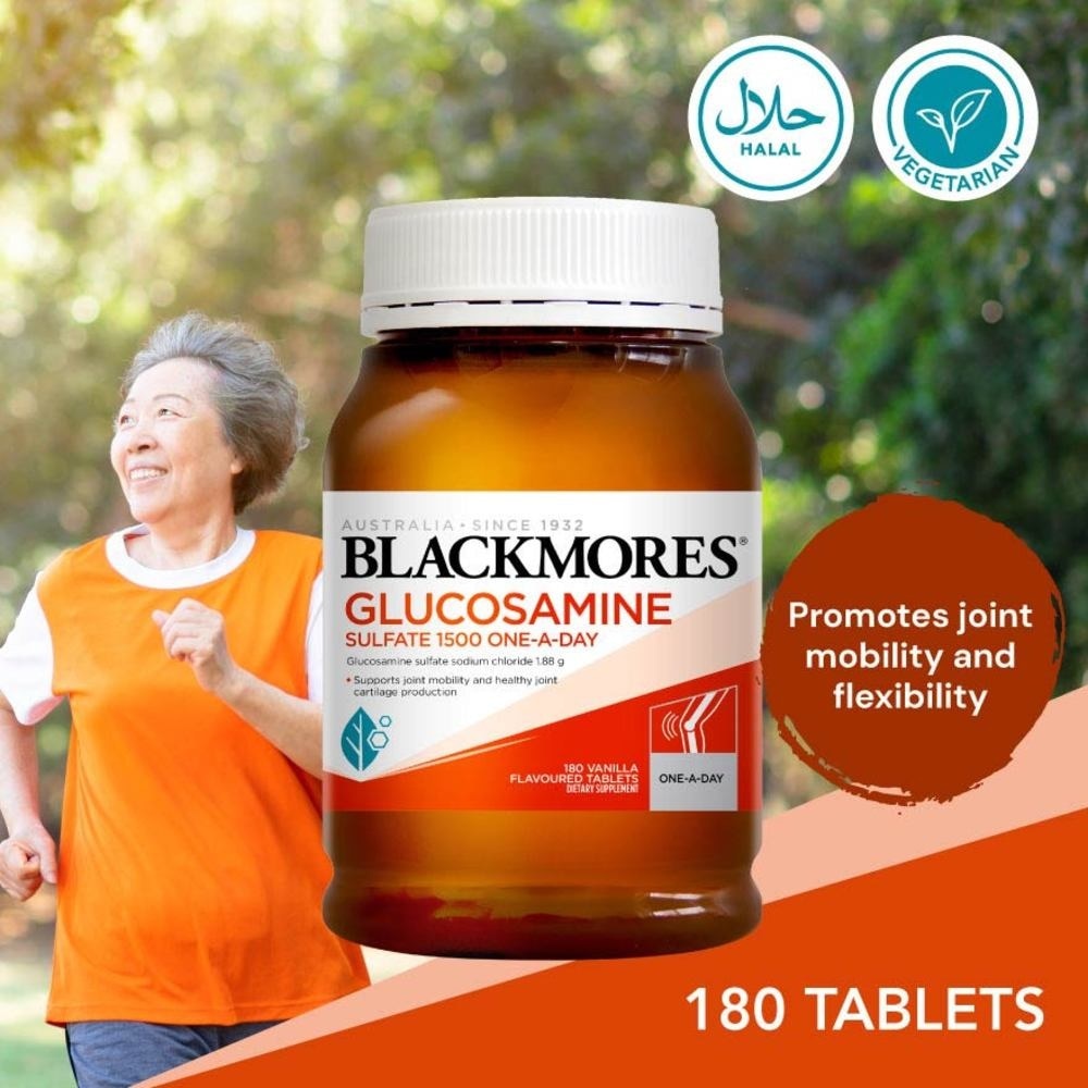 Blackmores Glucosamine Sulfate 1500mg Tablets 180s<BR>