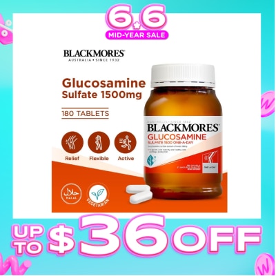 BLACKMORES - Glucosamine Sulfate 1500mg Tablets 180s