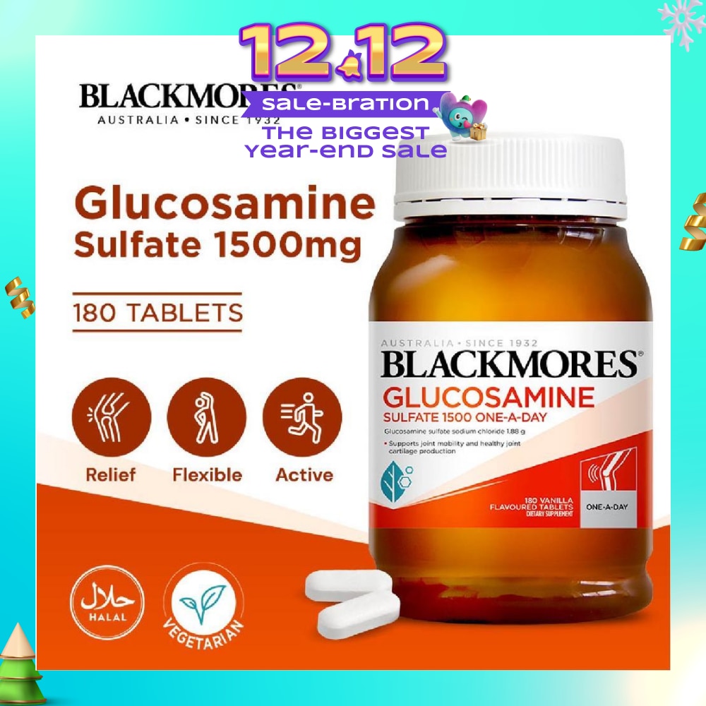 Glucosamine Sulfate 1500mg Tablets 180s<BR>