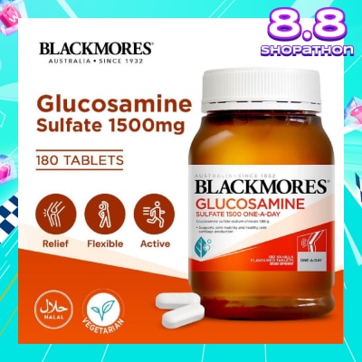 BLACKMORES Glucosamine Sulfate 1500mg Tablets 180s