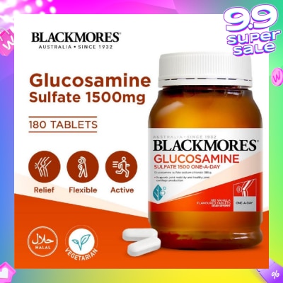 BLACKMORES Glucosamine Sulfate 1500mg Tablets 180s