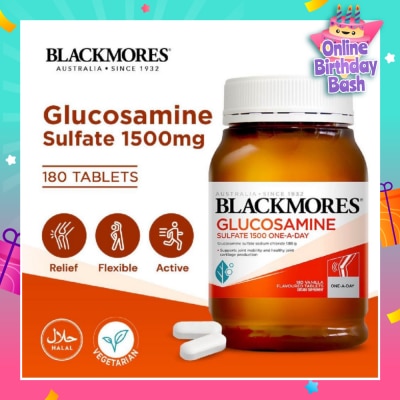 BLACKMORES Glucosamine Sulfate 1500mg Tablets 180s