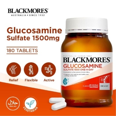 BLACKMORES Blackmores Glucosamine Sulfate 1500mg Tablets 180s