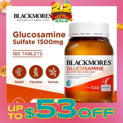 BLACKMORES Glucosamine Sulfate 1500mg Tablets 180s