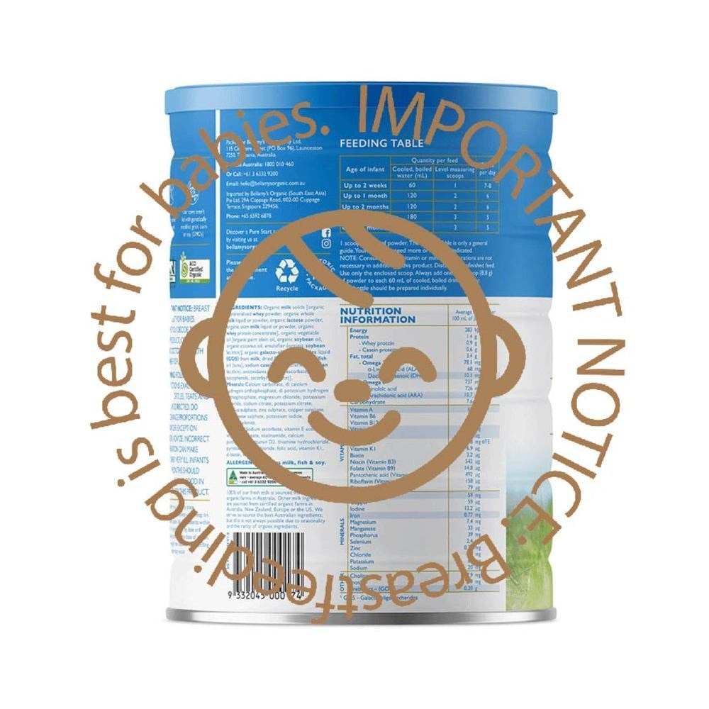 Organic Infant Milk Formula - Step 1 900g