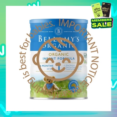 BELLAMY'S ORGANIC Organic Infant Milk Formula - Step 1 900g