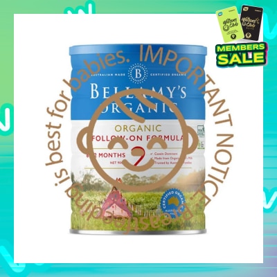 BELLAMY'S ORGANIC Organic Step 2 Follow On Formula (For 6 to 12 Months) 900g