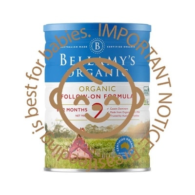BELLAMY'S ORGANIC Organic Step 2 Follow On Formula (For 6 to 12 Months) 900g