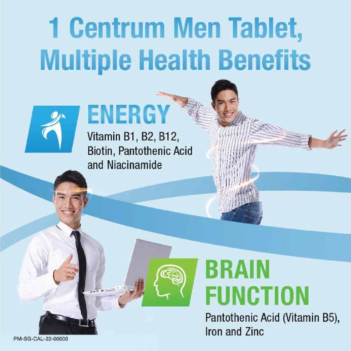 Multivitamin & Multimineral Tablet for Men (Complete from A to Zinc) 100s