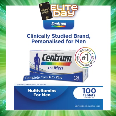 CENTRUM - Multivitamin & Multimineral Tablet for Men (Complete from A to Zinc) 100s