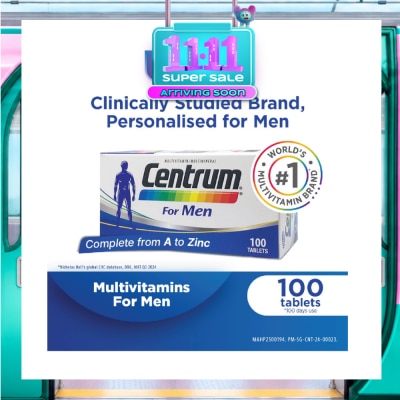 CENTRUM [CHRISTMAS] Multivitamin & Multimineral Tablet for Men (Complete from A to Zinc) 100s image