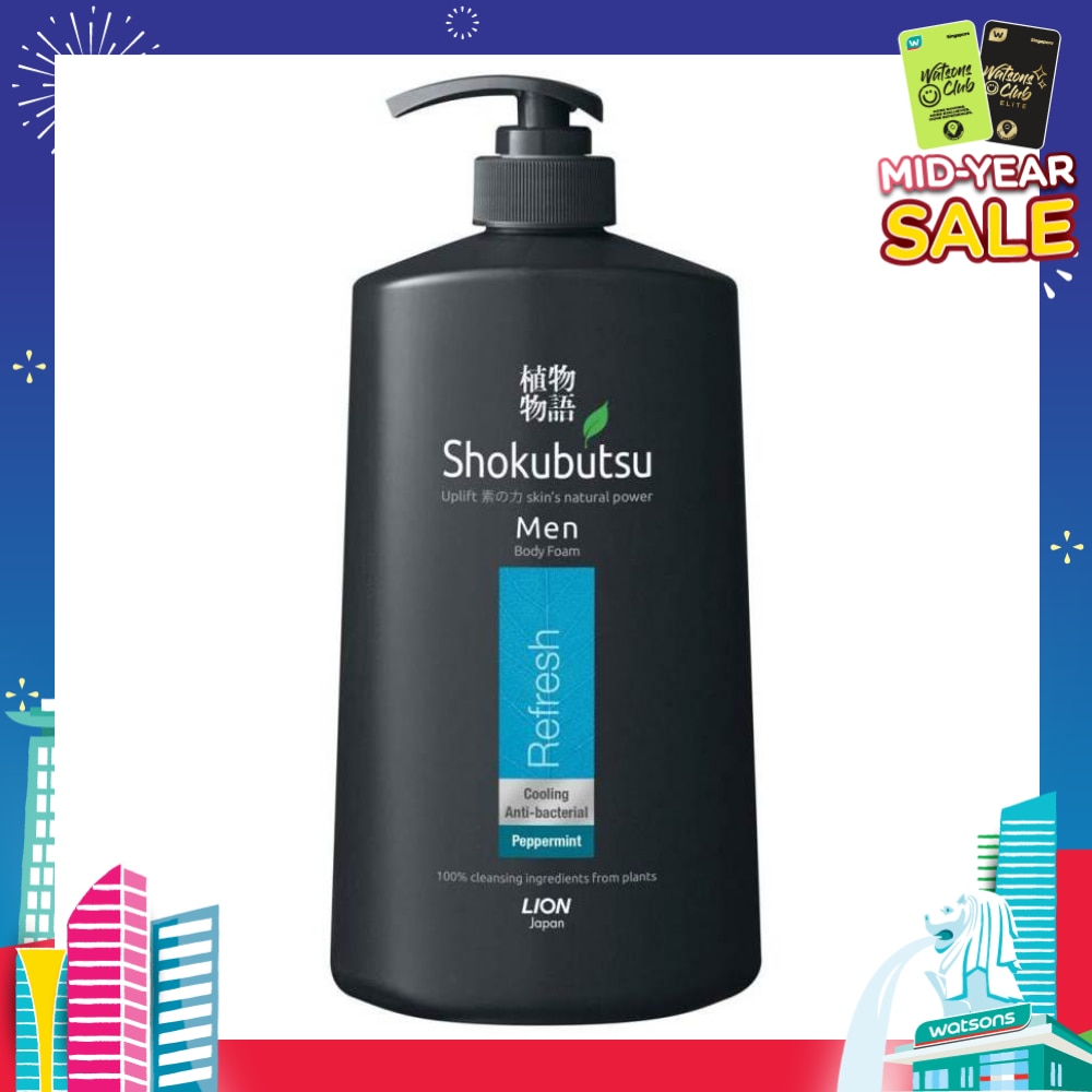 Men Peppermint Antibacterial Body Foam 900ml - Refresh
