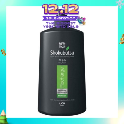 SHOKUBUTSU Men Body Foam 900ml - Recharge