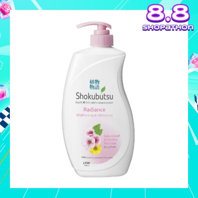 SHOKUBUTSU Radiance Body Foam (For Brightening & Whitening) 900ml