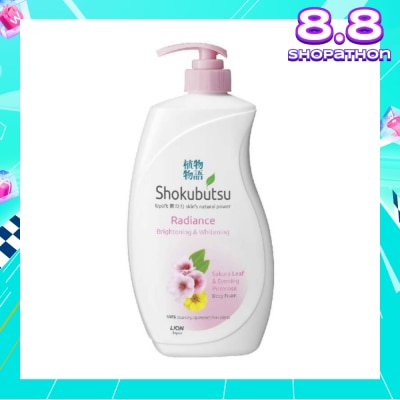 SHOKUBUTSU Radiance Body Foam (For Brightening & Whitening) 900ml