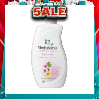 SHOKUBUTSU - Radiance Body Foam (For Brightening & Whitening) 900ml