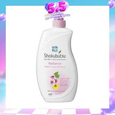 SHOKUBUTSU - Radiance Body Foam (For Brightening & Whitening) 900ml