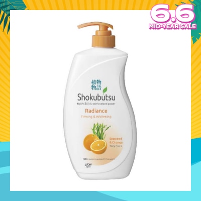 SHOKUBUTSU Radiance Body Foam 900ml - Firming & Whitening