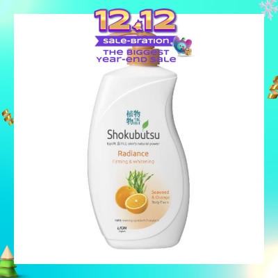 SHOKUBUTSU Radiance Body Foam 900ml - Firming & Whitening