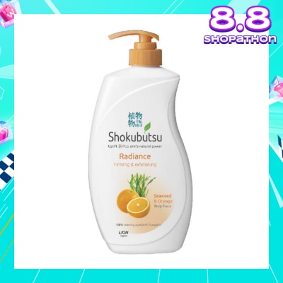 SHOKUBUTSU Radiance Body Foam 900ml - Firming & Whitening