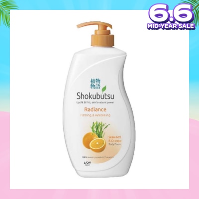 SHOKUBUTSU Radiance Body Foam 900ml - Firming & Whitening