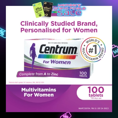 CENTRUM Women 100 Tablets