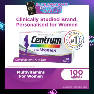 CENTRUM Women 100 Tablets