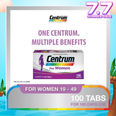 CENTRUM Women 100 Tablets