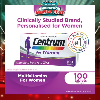 CENTRUM - Women 100 Tablets