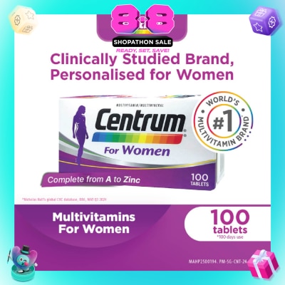 CENTRUM - Women 100 Tablets