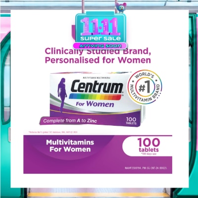 CENTRUM Women 100 Tablets image