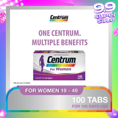 CENTRUM Women 100 Tablets
