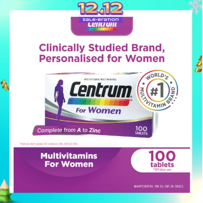 CENTRUM Women 100 Tablets