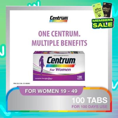 CENTRUM Women 100 Tablets