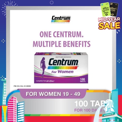 CENTRUM Women 100 Tablets