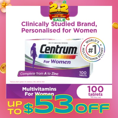 CENTRUM Women 100 Tablets