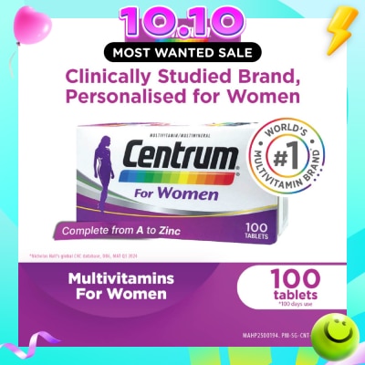 CENTRUM Women 100 Tablets image