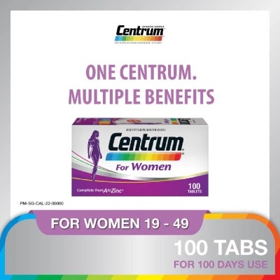 CENTRUM Women 100 Tablets