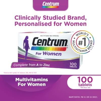 CENTRUM Women 100 Tablets