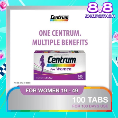 CENTRUM Women 100 Tablets