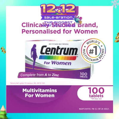 CENTRUM Women 100 Tablets