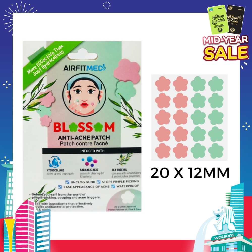 Blossom Anti-Acne Patch (With Salicylic Acid & Tea Tree Oil) 20s