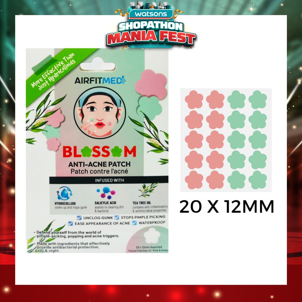 Blossom Anti-Acne Patch (With Salicylic Acid & Tea Tree Oil) 20s